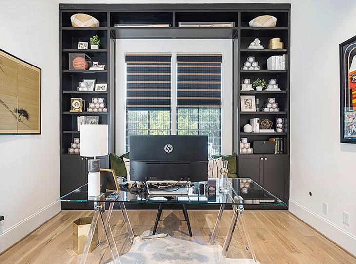 magonlia tx provenance woven shades home office