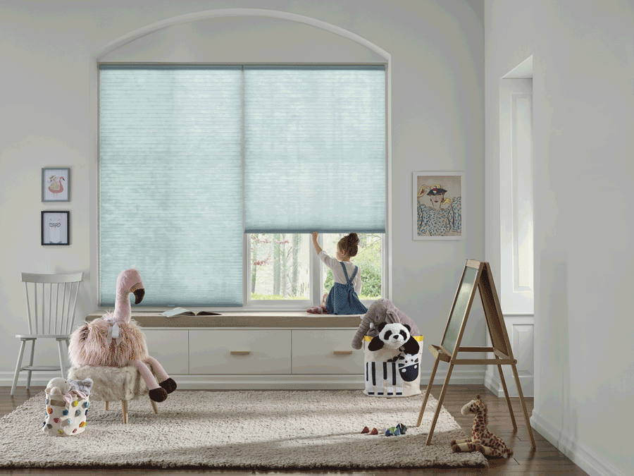 child safe with cordless blinds and shades Houston