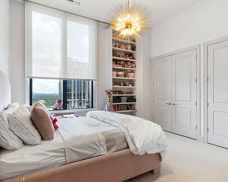 children's bedroom cordless roller shades Houston TX