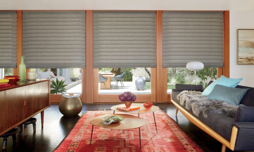 Modern Roman Shades Hunter Douglas Shades Houston