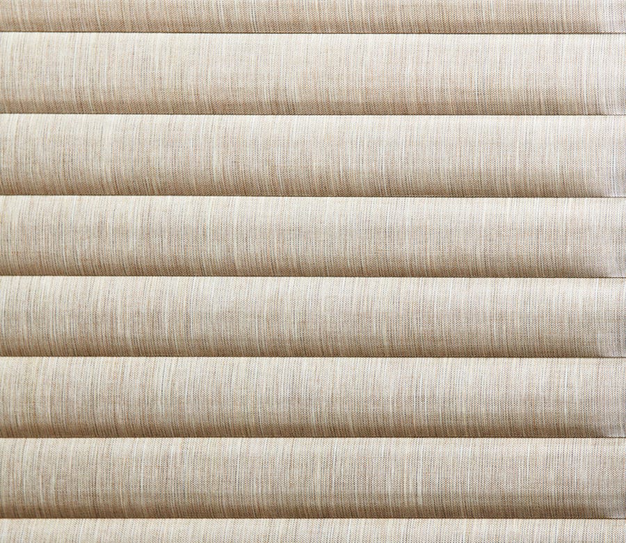 textured cellular roller shades close up in Houston TX