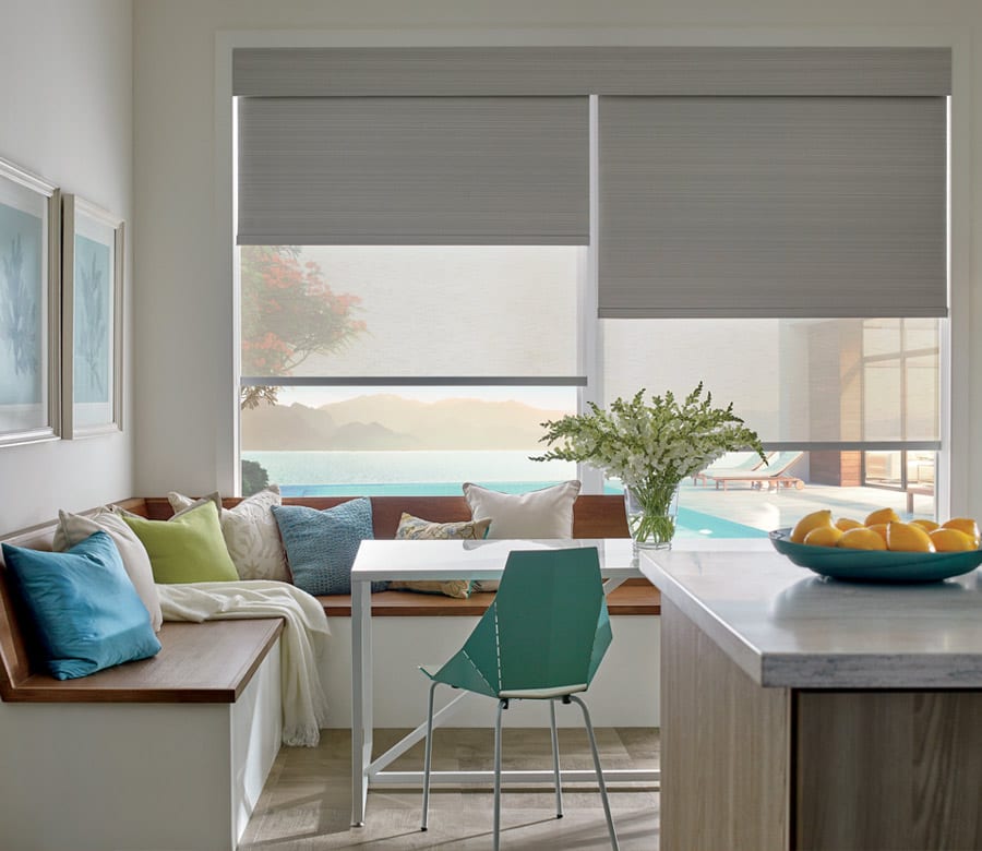 Designer Roller Shades in Houston | Dual Roller Shades Available