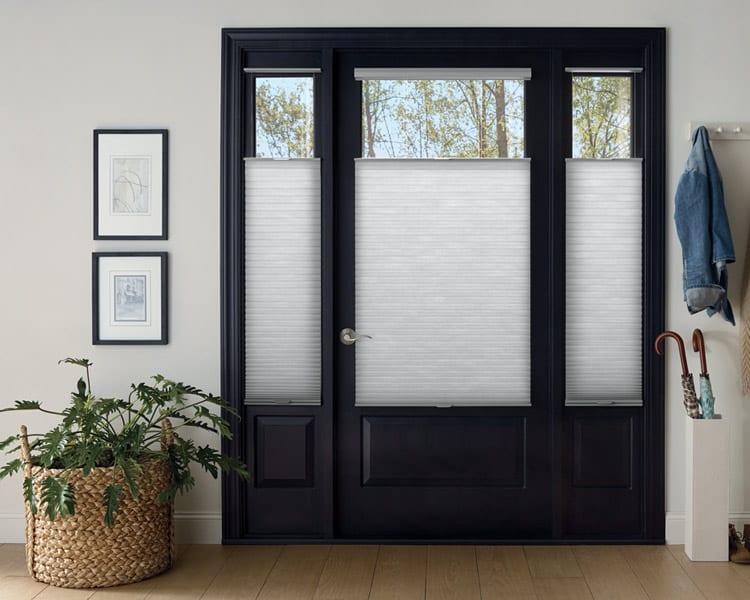 cellular shades for entryway door in Magnolia TX