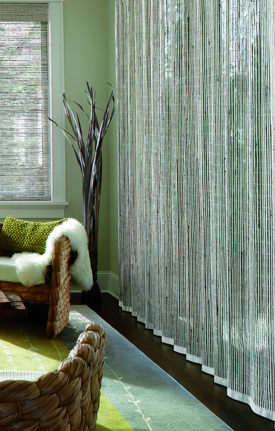 woven woods vertical drapery sliding door shades