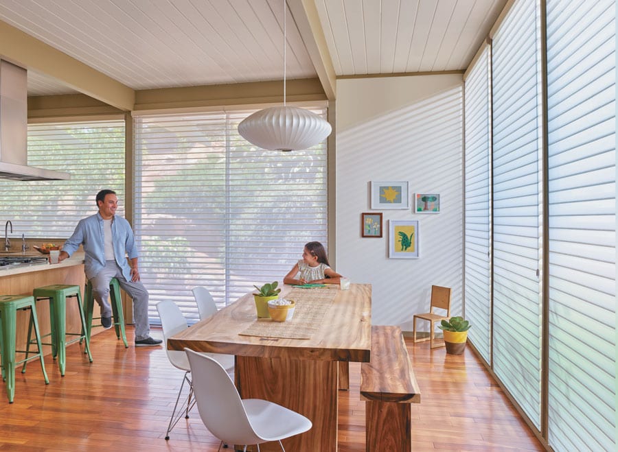 Nantucket™ Window Shades in a dining room