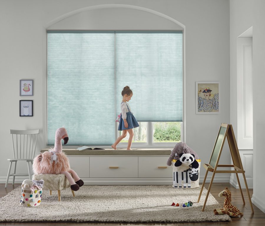 child bedroom with large window