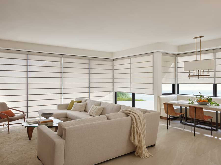 Alustra® Architectural Shades in living area