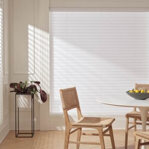 aria-custom-window-shades-closed-hunter-douglas-creative-blinds light controlling window shades in dining room