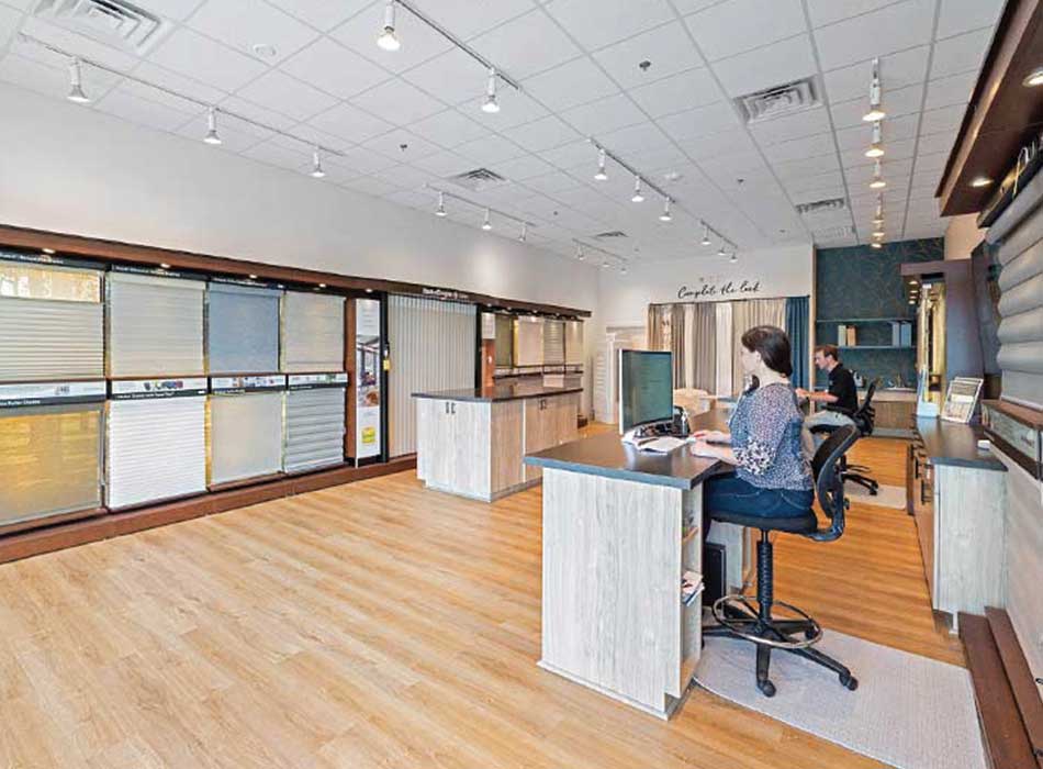 interior showroom creative blinds