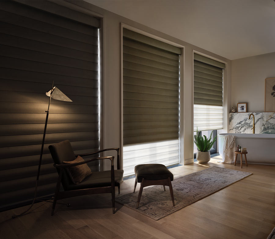 pirouette-window-treatments-room-darkening-blackout-options-hunter-douglas-creative-blinds room darkening shades pirouette window treatments