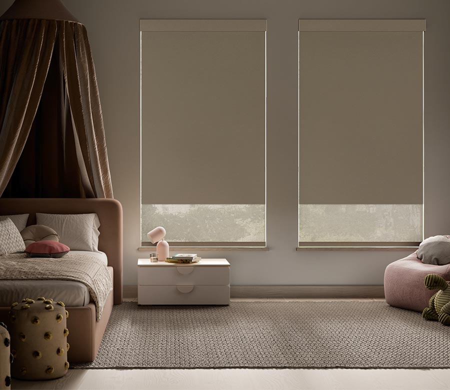 dual-designer-screen-shades-with-room-darkening-for-cozy-childrens-bedroom-creative-blinds dual designer screen shades for better sleep in childrens room